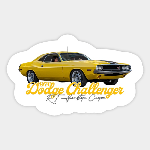 1970 Dodge Challenger RT Hardtop Coupe Sticker by Gestalt Imagery